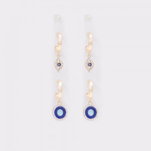 Cercei Dama Aldo Linthorst Hoop earrings Albastri | 6894OVZTI