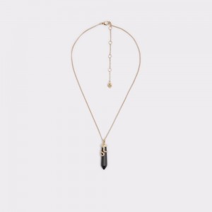 Coliere Dama Aldo Backhouse Necklace Negrii Aurii | 3804ZAKPI