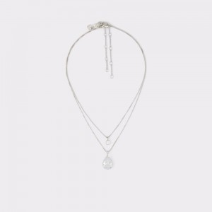 Coliere Dama Aldo Beauceronee Necklace Argintii | 9658TMNQG