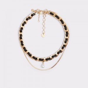 Coliere Dama Aldo Ragar Necklace Negrii Aurii | 5476ADHOM