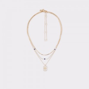Coliere Dama Aldo Rovni Necklace Albastri | 3840TBDQC