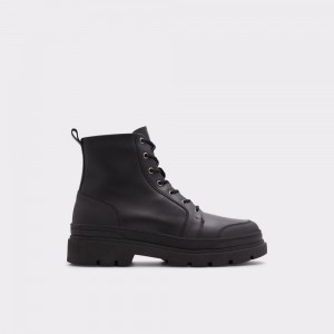 Ghete cu Siret Barbati Aldo Hairath Lace-up boot Negrii | 7219CWHTE
