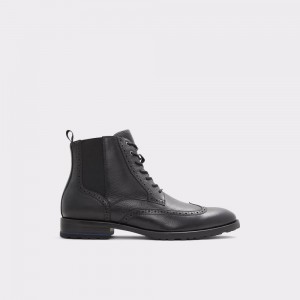 Ghete cu Siret Barbati Aldo Salinger Lace-up boot Negrii | 3965WBJUR