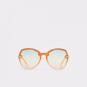Ochelari de Soare Dama Aldo Cortegaca Round sunglasses Portocalii Deschis | 8072OARJG