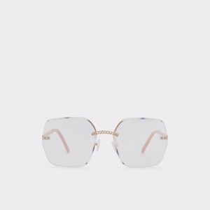 Ochelari de Soare Dama Aldo Yeranna Rectangle sunglasses Clear | 4936GECFL
