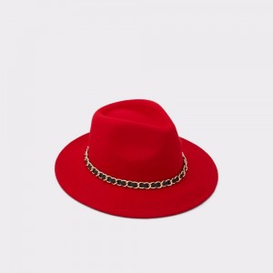 Palarie Dama Aldo Wesley Fedora Rosii | 2381YSLGQ