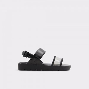 Sandale Dama Aldo Hailey Flat sandal - Lug sole Negrii | 4569CTBWZ