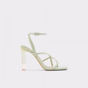 Sandale Dama Aldo Hainiel Strappy heeled sandal - Cup sole Verzi Deschis | 0298QNRIZ