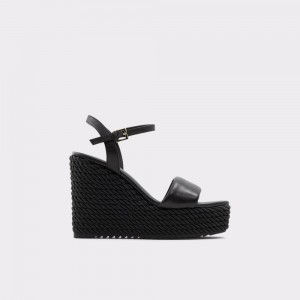 Sandale Dama Aldo Jeigh Wedge sandal - Wedge heel Negrii | 3152VWXJE