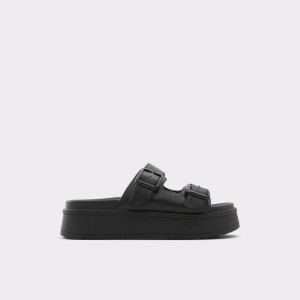 Sandale Dama Aldo Jika Slide sandal - Flatform Negrii | 4930TGDIW