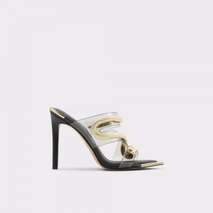 Sandale Dama Aldo Najash Strappy heeled sandal - Stiletto heel Negrii | 1987MYXEH