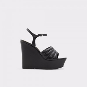 Sandale Dama Aldo Parri Heeled sandal - Wedge heel Negrii | 2675OPTQK
