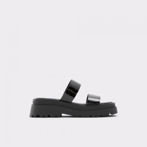 Sandale Dama Aldo Phelix Slide sandal - Lug sole Negrii | 1743LGKXP