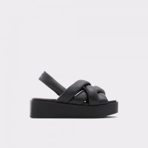 Sandale Dama Aldo Phoebie Sling back sandal - Platform Negrii | 4081OQHBW