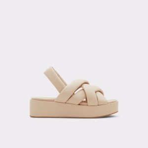 Sandale Dama Aldo Phoebie Sling back sandal - Platform Bej | 1836CSKLM