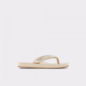 Sandale Dama Aldo Polo Flip flops Champagne | 0634ZTLFY