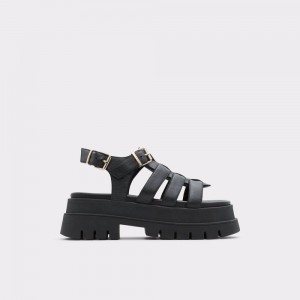 Sandale Dama Aldo Velma Strappy high heel sandal - Lug sole Negrii | 2937MIQVY