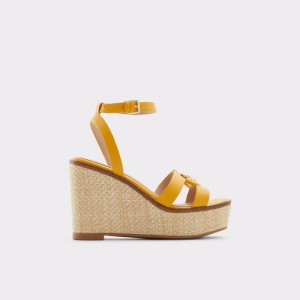 Sandale Dama Aldo Wedge sandal - Wedge heel Galbeni | 1284TIDQB