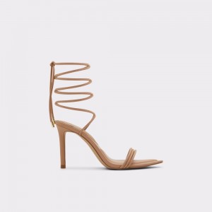 Sandale Dama Aldo Yberrar Strappy heeled sandal - Stiletto heel Bej | 7950JMGBU