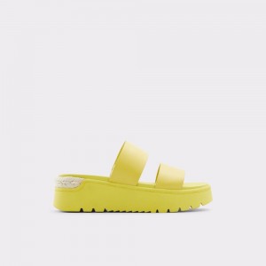 Sandale Dama Aldo Zendey Slide sandal - Flatform Verzi | 5239USQWT