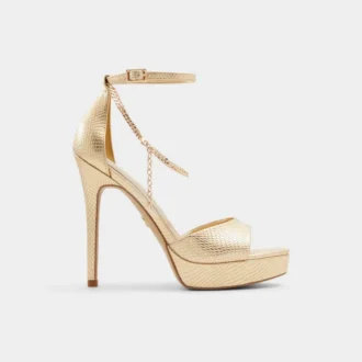 Afumeth Sandale cu toc și curele, platformă stiletto