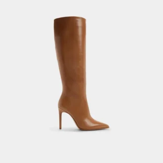 Cizme până la genunchi Alabrenda, toc stiletto