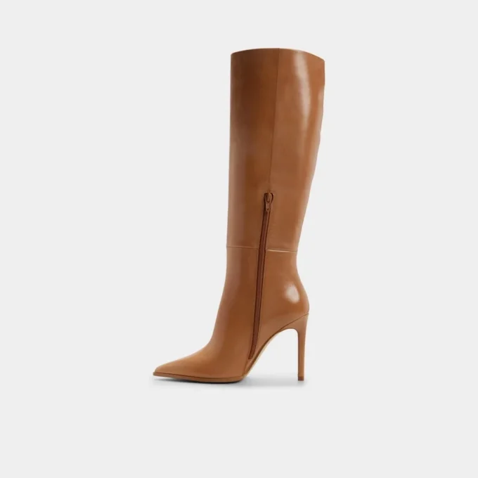 Cizme până la genunchi Alabrenda, toc stiletto Cizme până la genunchi Alabrenda, toc stiletto