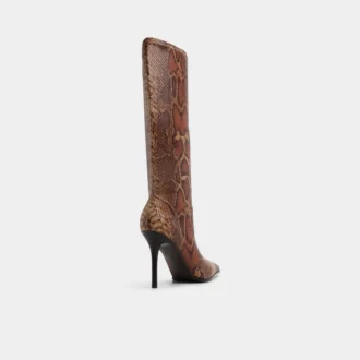 Cizme până la genunchi Re-emily, toc stiletto