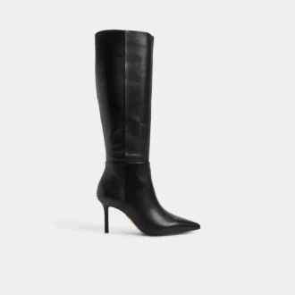 Cizme până la genunchi Saphiria, toc stiletto