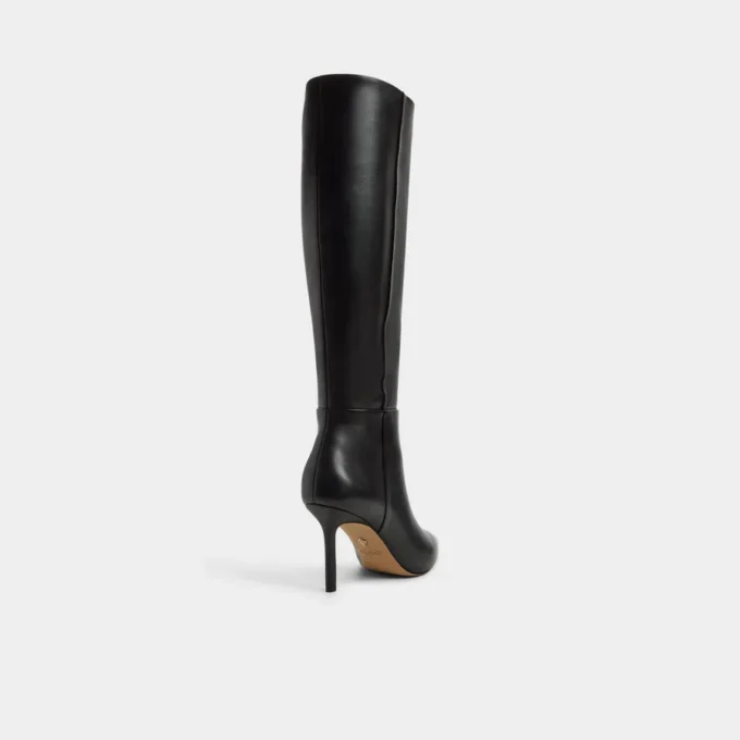 Cizme până la genunchi Saphiria, toc stiletto
