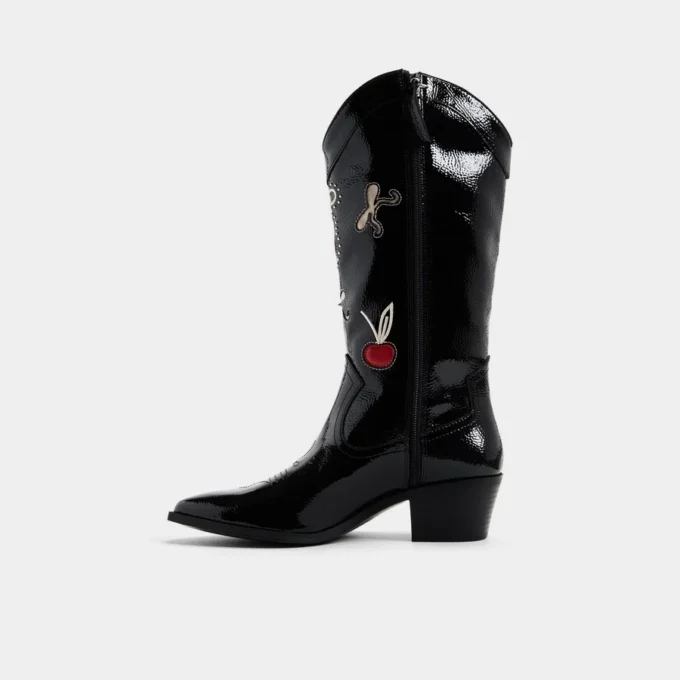 Cizme western Cherrily până la genunchi