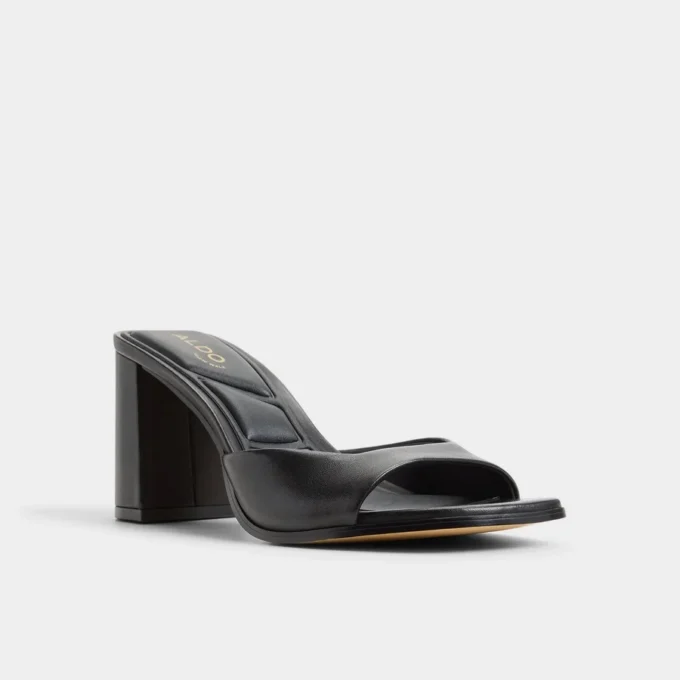 Lisia Mule cu toc, toc gros