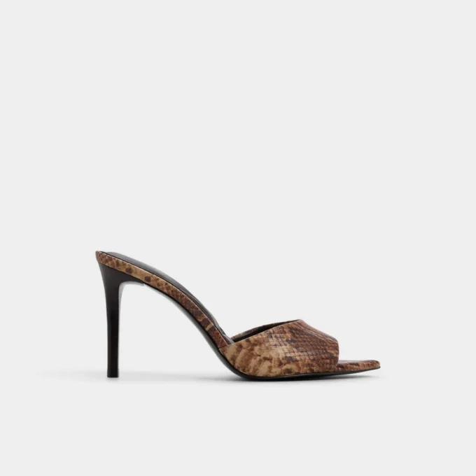 Mule cu toc Anniebrilden, toc stiletto