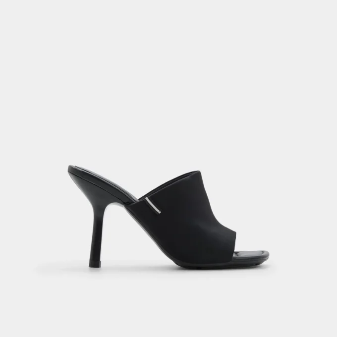 Mule cu toc Eviey, toc stiletto
