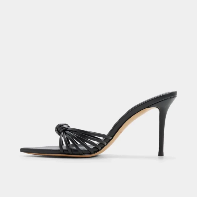 Mule cu toc Moralie, toc stiletto