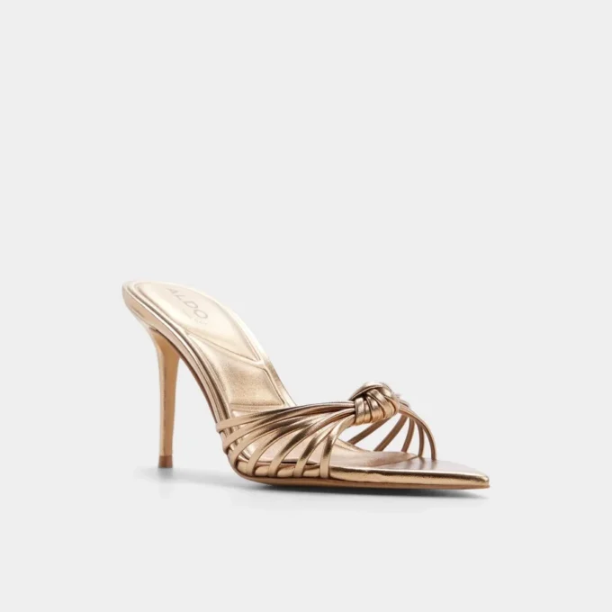 Mule cu toc Moralie, toc stiletto