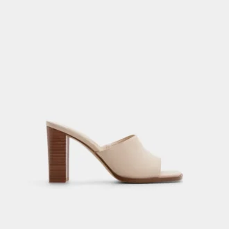 Mule cu toc Re-sophia, toc gros