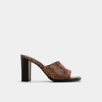 Mule cu toc Re-sophia, toc gros