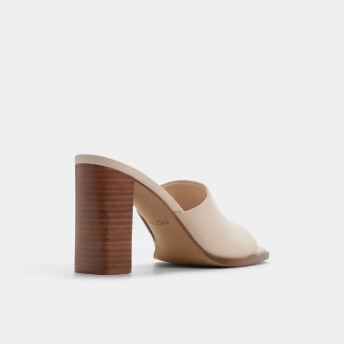 Mule cu toc Re-sophia, toc gros