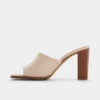 Mule cu toc Re-sophia, toc gros