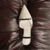 Nailah Pantofi cu toc mic, cu baretă în spate, Toc mic