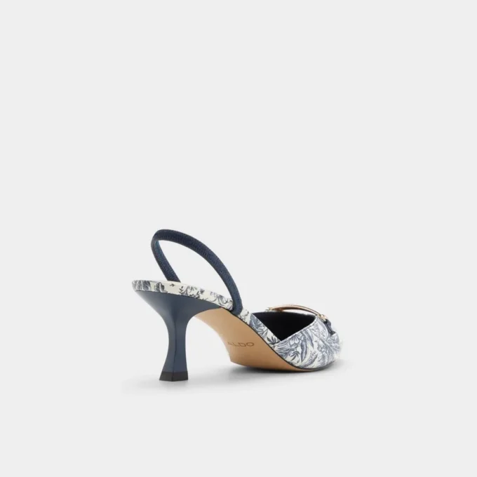 Nailah Slingback cu toc, toc mic Nailah Slingback cu toc, toc mic