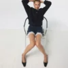 Pantofi cu toc mic și baretă în spate Gabriellie, Toc mic