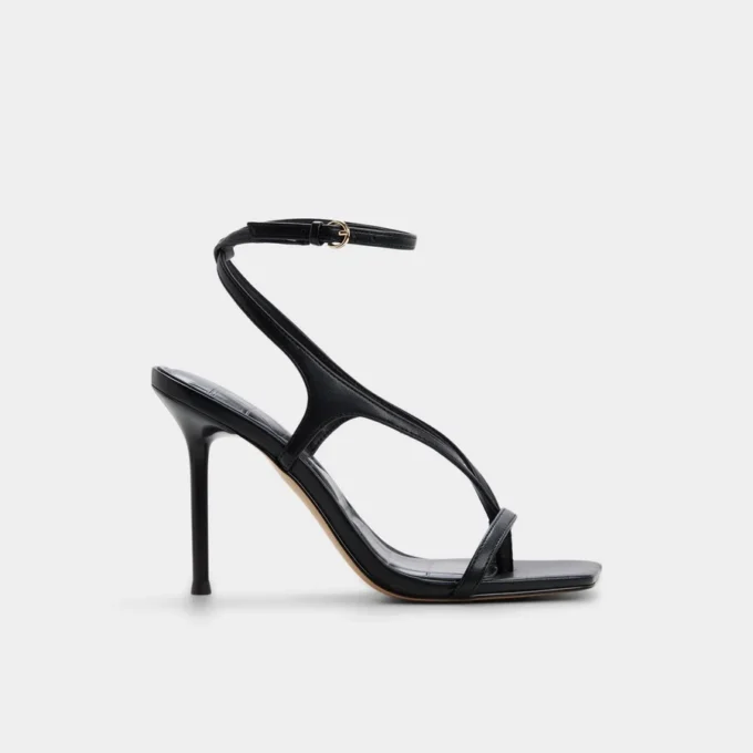 Sandală cu toc și curele Sparks, toc stiletto Sandală cu toc și curele Sparks, toc stiletto