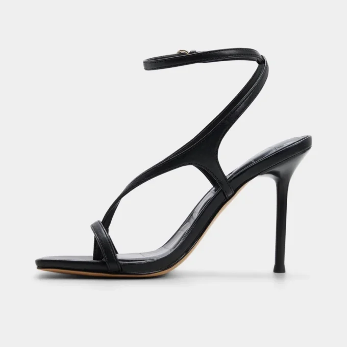 Sandală cu toc și curele Sparks, toc stiletto Sandală cu toc și curele Sparks, toc stiletto