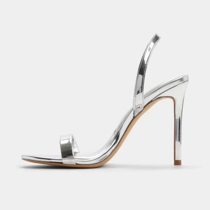 Sandale cu toc și baretă din spate Quinney, toc stiletto Sandale cu toc și baretă din spate Quinney, toc stiletto