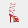 Sandale cu toc și curele în stil Flaming, toc stiletto Sandale cu toc și curele în stil Flaming, toc stiletto