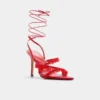 Sandale cu toc și curele în stil Flaming, toc stiletto Sandale cu toc și curele în stil Flaming, toc stiletto